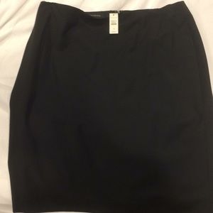 Talbots Black Skirt Size 16. Never worn